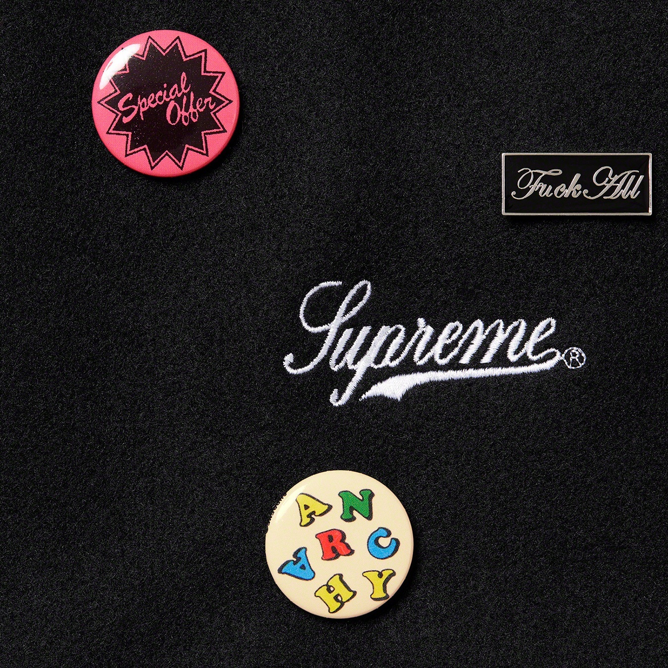 Jamie Reid/Supreme It's All Bollocks Varsity Jacket view 15